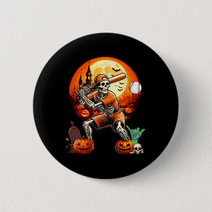 Playing Baseball Halloween Player Trainer Fan Love 6 Cm Round Badge