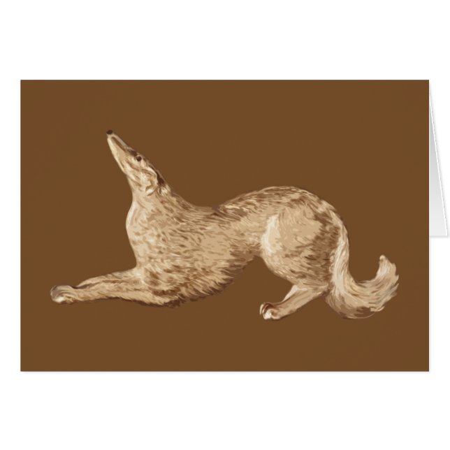 Playing Borzoi (Front Horizontal)