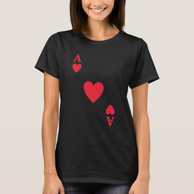 Playing Card Costume Ace Matching Group Costume Co T-Shirt (Front)