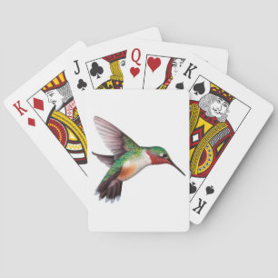 Playing Card Deck with a Hummingbird