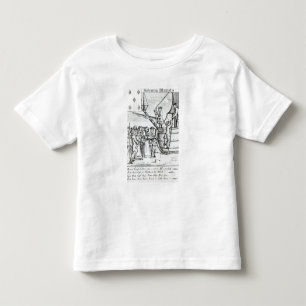 Playing card depicting immigrants arriving toddler T-Shirt