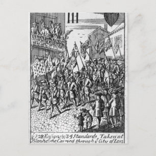 Playing card depicting the Ensigns