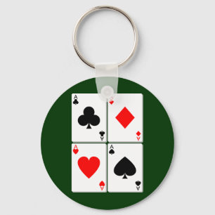Playing Card Keychain