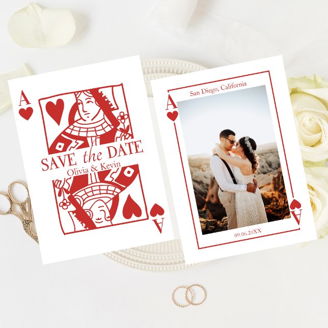 Playing Card Las Vegas Save the Date Wedding  (Creator Uploaded)