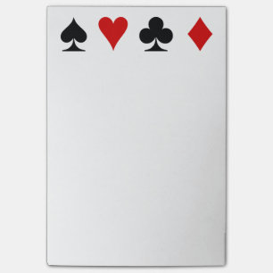 Playing Card Score Pad Post-it Notes
