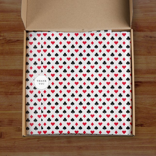 Playing Card Suit Pattern Tissue Paper (Creator Uploaded)