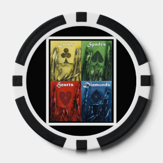 Playing Card Suits Poker Chip