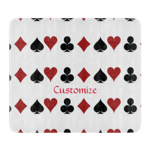 Playing Card Suits Thunder_Cove Cutting Board