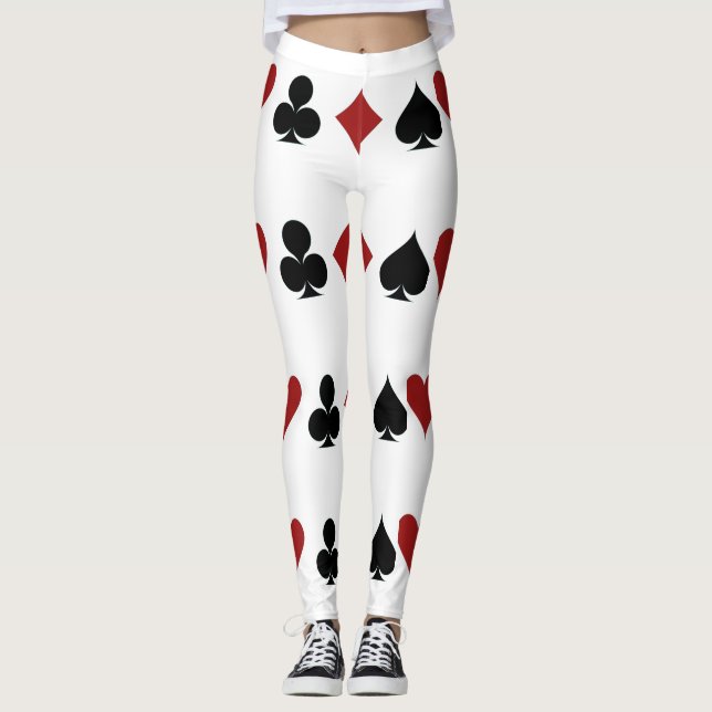 Playing Card Suits Thunder_Cove Leggings (Front)