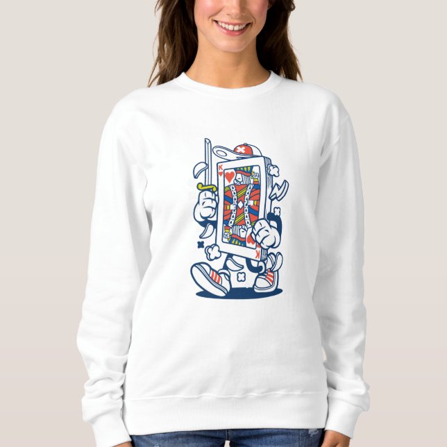 Playing Card Sweatshirt (Front)