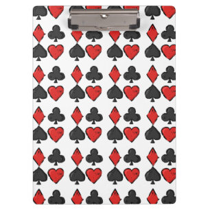 Playing Card Symbols Clipboard