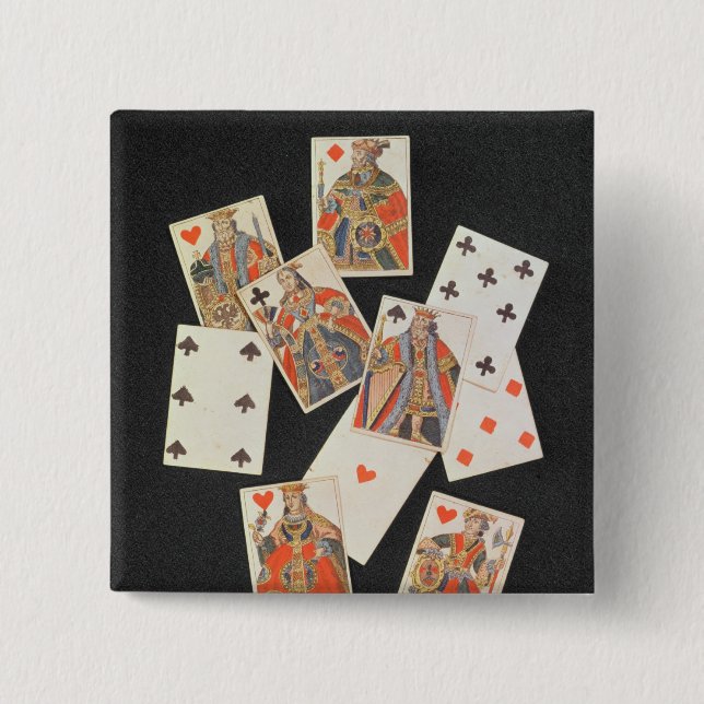 Playing Cards 15 Cm Square Badge (Front)