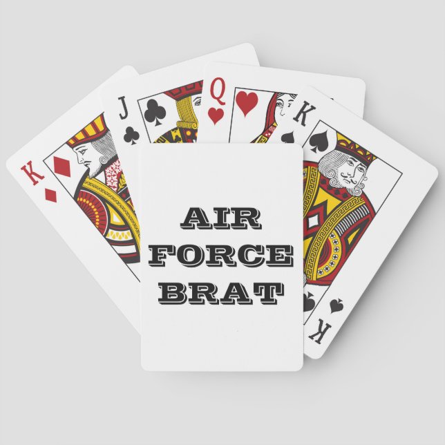 Playing Cards Air Force Brat (Back)