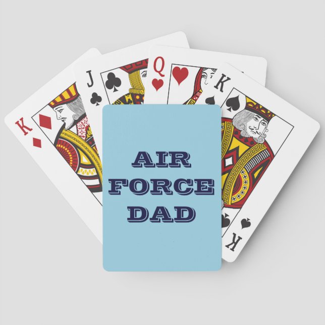 Playing Cards Air Force Dad (Back)
