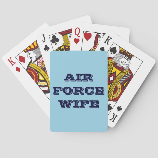Playing Cards Air Force Wife (Back)