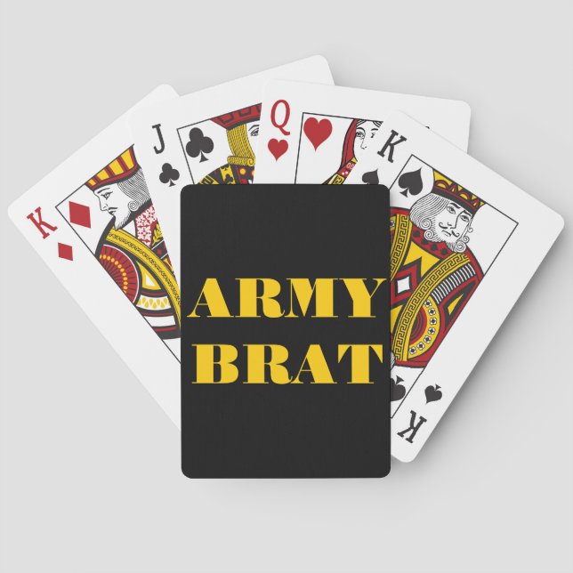 Playing Cards Army Brat (Back)