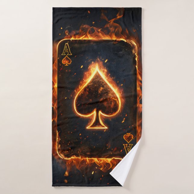 Playing cards. bath towel (Bath Towel)
