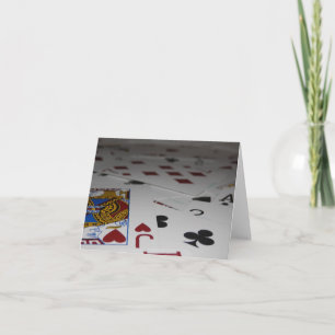 Playing Cards blank notecard