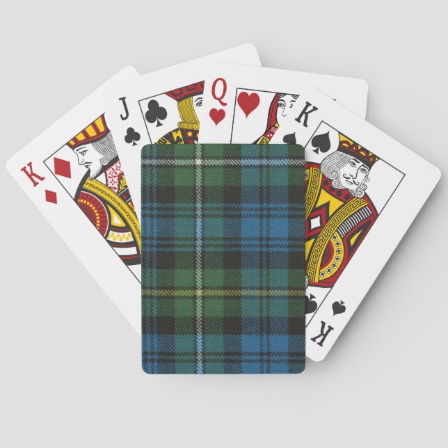 Playing Cards Campbell of Argyll Ancient Tartan (Back)