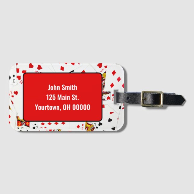 Playing Cards Collection  Luggage Tag (Front Horizontal)