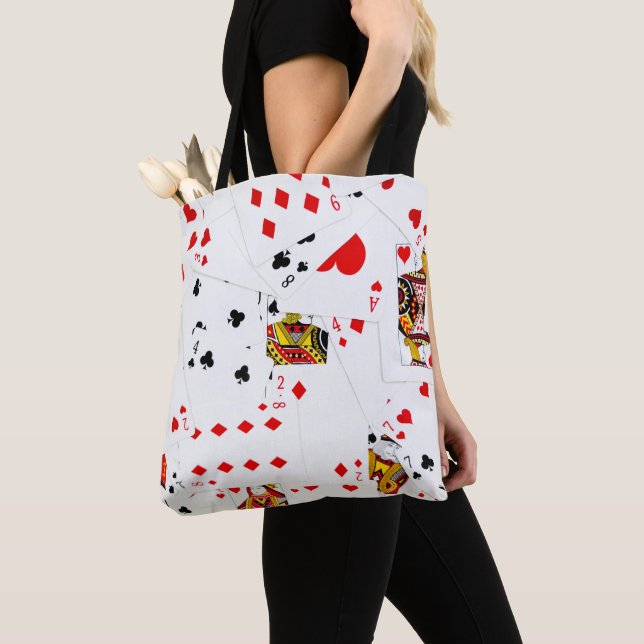 Playing Cards Collection Tote Bag (Close Up)