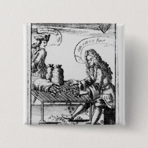Playing cards commemorating 15 cm square badge