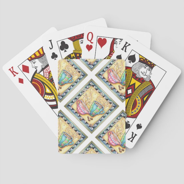 PLAYING CARDS - COOL BEANS! COFFEE ART (Back)