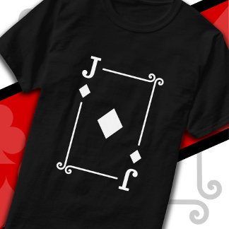 Playing Cards Costume Jack Diamonds Card Jack Card T-Shirt