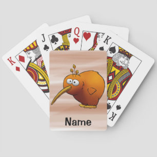 Playing Cards, Cute Kiwi Bird Cartoon Cards