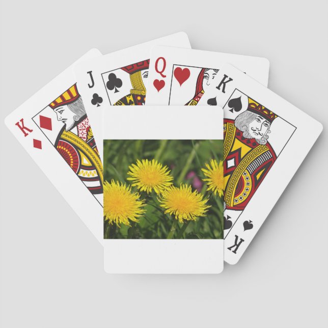 Playing cards dandelions (Back)