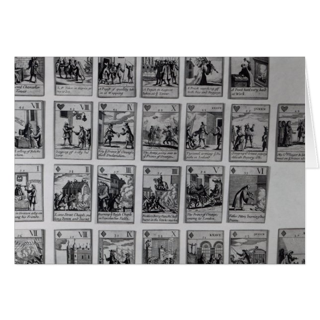 Playing cards depicting episodes (Front Horizontal)