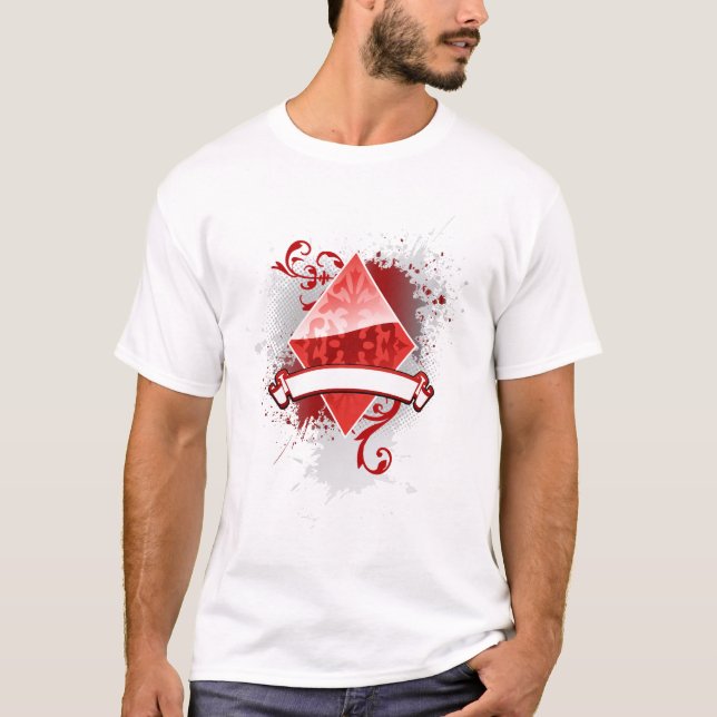 Playing Cards Diamond T-Shirt (Front)