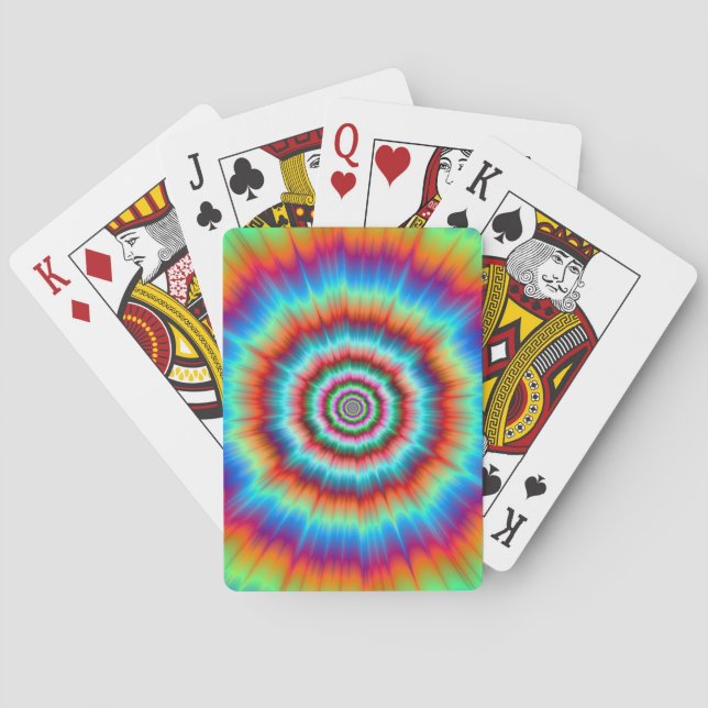 Playing Cards  Explosion in Blue and Orange (Back)