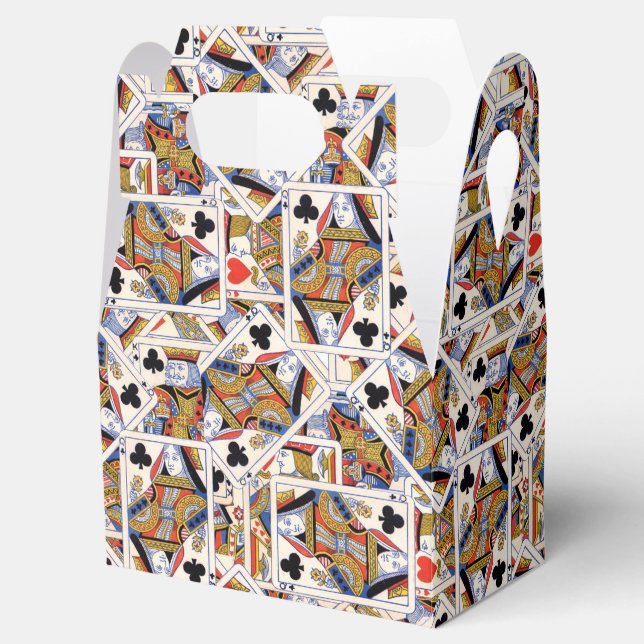 Playing cards Favour Box (Opened)