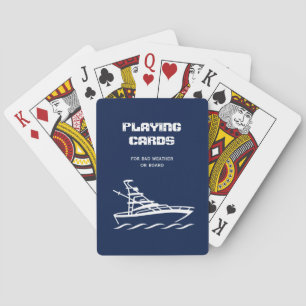 Playing Cards for bad weather on board