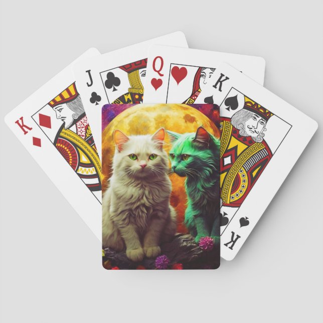 Playing Cards for Cat lover (Back)