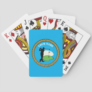 Playing Cards Golf - Add Name - Golfer