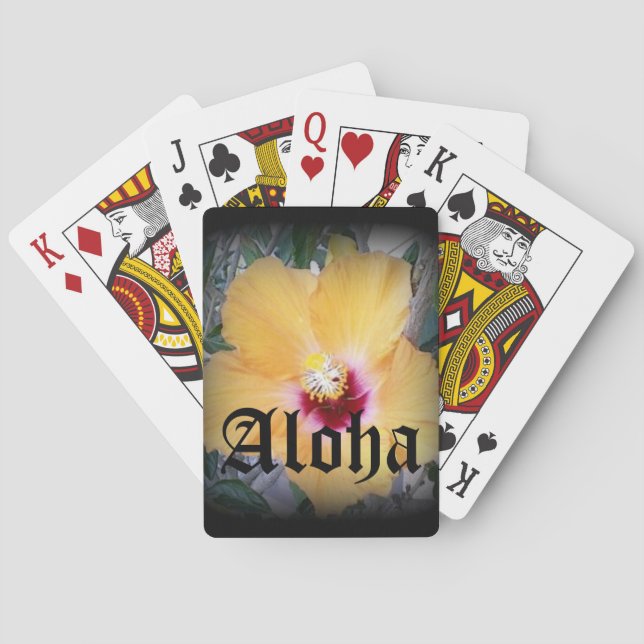 Playing Cards Hawaiian Theme (Back)