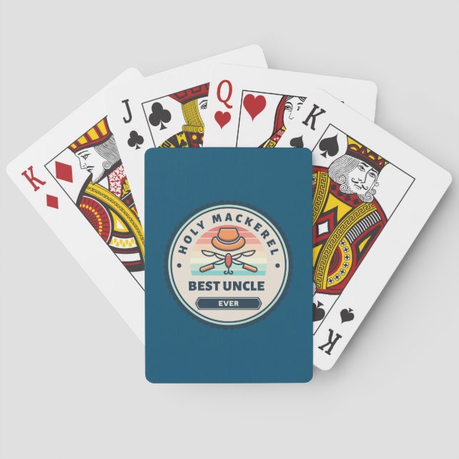 Playing Cards - Holy Mackerel! Best Uncle Ever (Back)