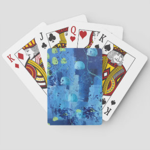 Playing Cards in Jellyfish Design