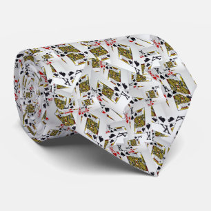 Playing Cards Kings Layered, Neck Tie