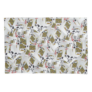 Playing Cards Kings Layered, Pillow Case