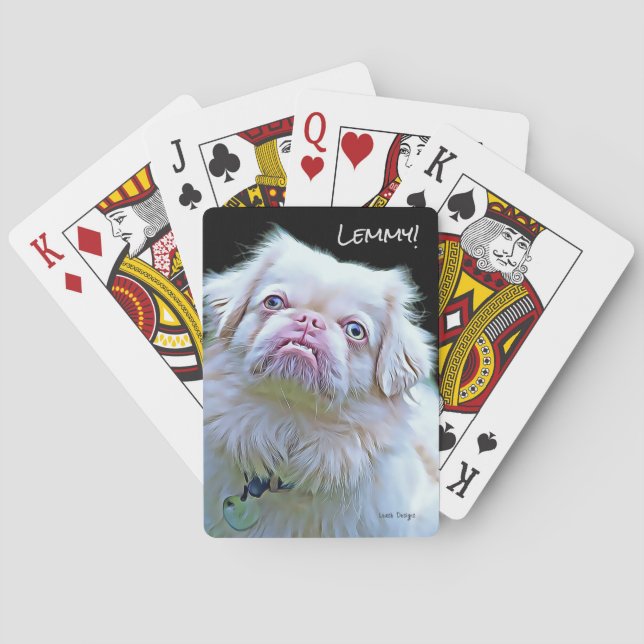 Playing Cards- Lemmy the Pekingese! Playing Cards (Back)
