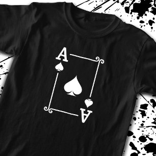 Playing Cards - Matching Spades Card Suits Ace T-Shirt