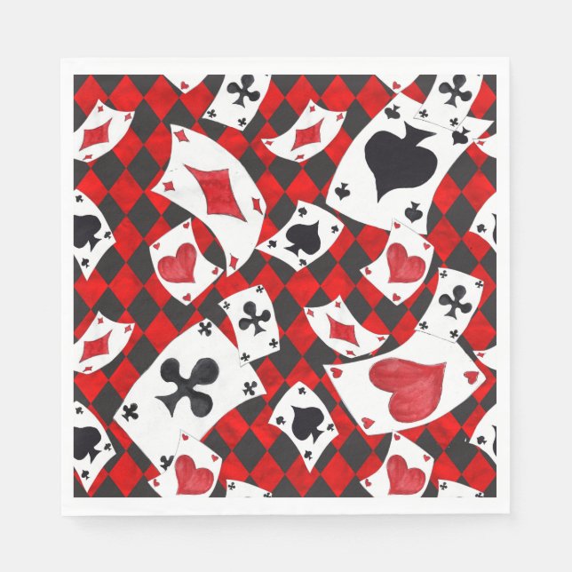 Playing Cards Napkin (Front)