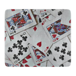 Playing Cards Poker Games Queen King Cutting Board