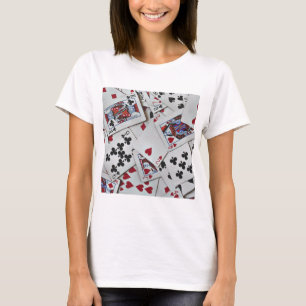 Playing Cards Poker Games Queen King T-Shirt