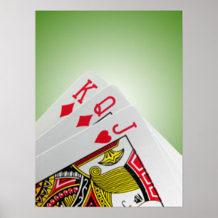 Playing cards poster