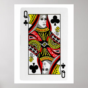 Playing cards poster