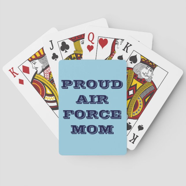 Playing Cards Proud Air Force Mum (Back)